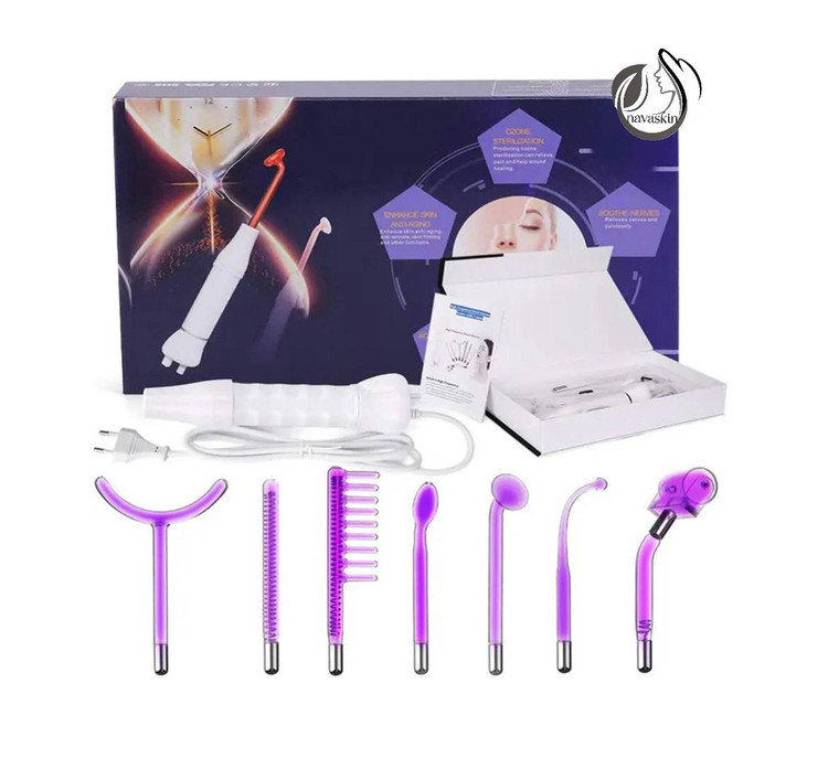 دستگاه هایفرکانسی صورت و پوست ۷ کاره مدل 08A (High Frequency Facial Machine)