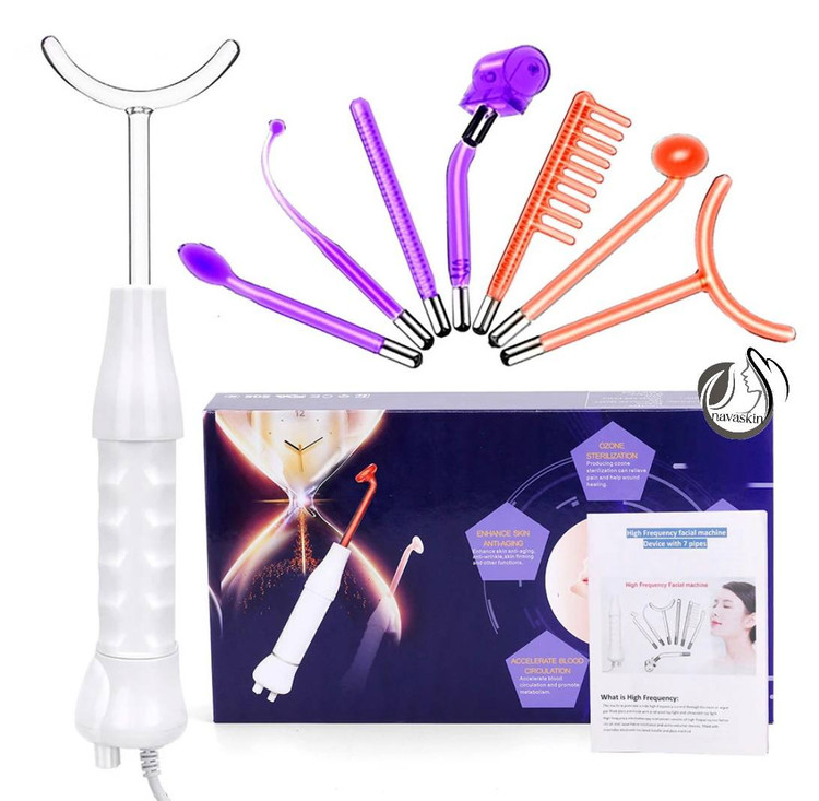 دستگاه هایفرکانسی صورت و پوست ۷ کاره مدل 08A (High Frequency Facial Machine)