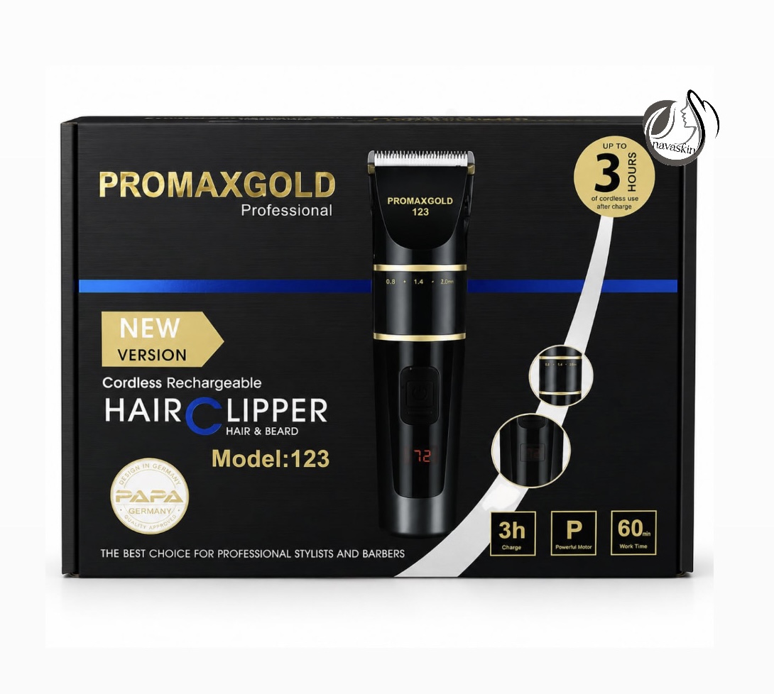 ماشین اصلاح حرفه ای PROMAXGOLD مدل123