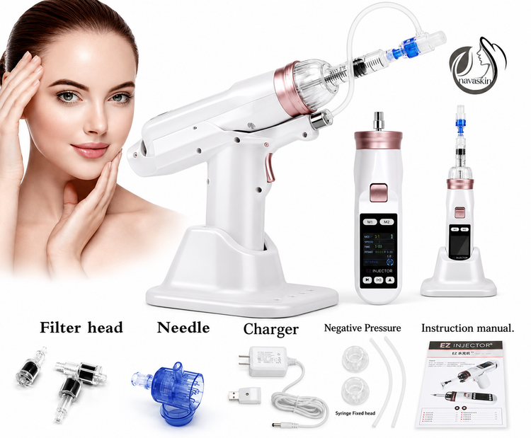 دستگاه مزوگان آکواپن جهت تزریق کوکتل مزوتراپی و مزوژل مدل EZ injector